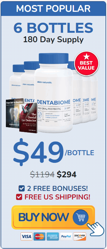 DentaBiome 6 Bottle Price
