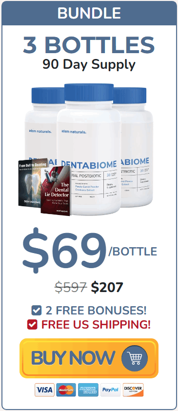 DentaBiome 3 Bottle Price